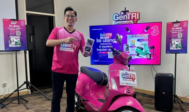 
					Perkuat Komunitas Pelanggan, Tri Berikan Apresiasi Gen Z di Sumatra Lewat Program Gen Tri Community