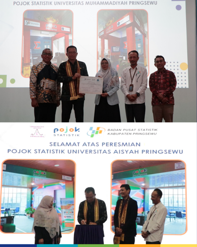 
					Kepala BPS Provinsi Lampung Resmikan Pojok Statistik di UMPRI dan UAP Kabupaten Pringsewu