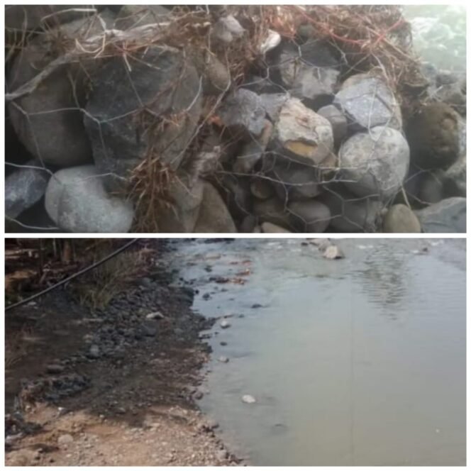 
					Proyek Bronjong di Way Melesom Terkesan Proyek Siluman