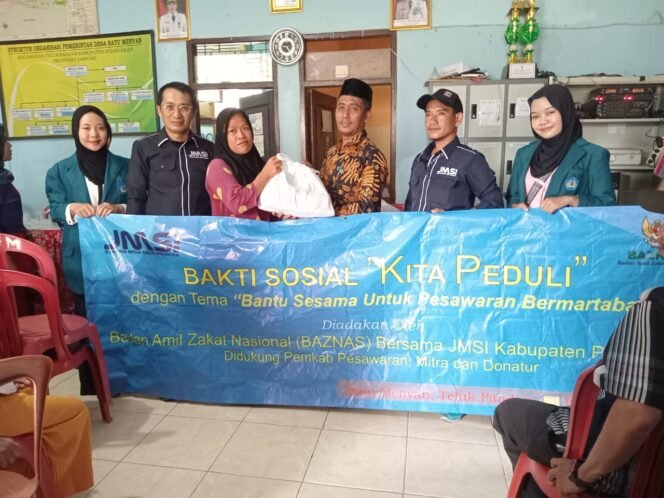 
					Baksos Kita Peduli, JMSI Bersama BAZNAS dan Orang-Orang Baik Bantu Sembako Korban Banjir di Desa Batu Menyan