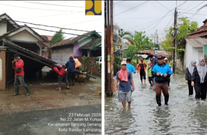 
					Sigap :  Dinas PU Pemkot Bandar Lampung Terus Kerja Keras Tangani Banjir