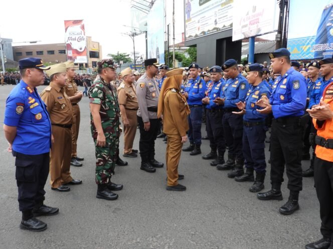 
					Pemkot Bandar Lampung dan Forkopimda Gelar Apel Siaga Satgas Idul Fitri 1446 H