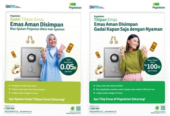 
					Emas Aman Lebaran Nyaman Bersama Pegadaian