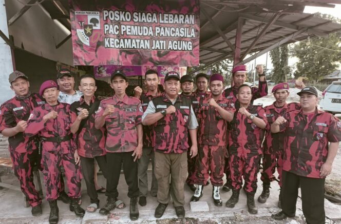
					PAC Pemuda Pancasila Jati Agung&nbsp; Lakukan Pengamanan Lalu Lintas Malam Takbiran