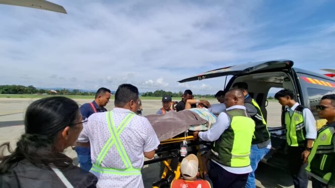 
					Satu Anggota Polri Korban Aksi Penyerangan KKB di Wamena Dirujuk ke RS Bhayangkara Kramat Jati