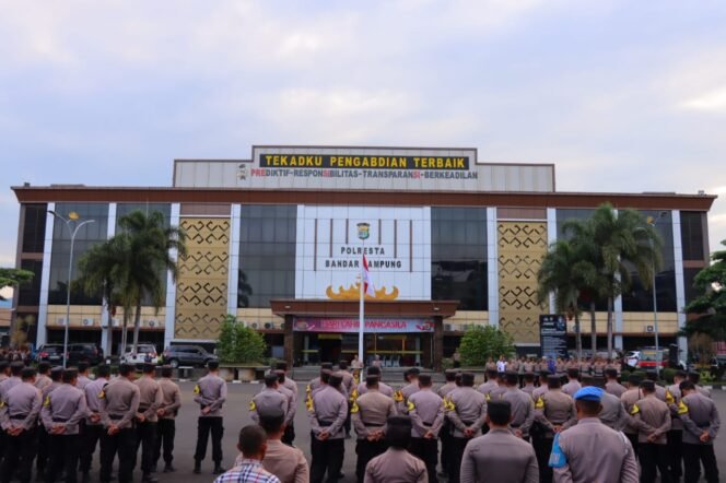 
					Siap Amankan Malam Takbir Idul Adha, Polresta Bandar Lampung Siagakan 331 Personel