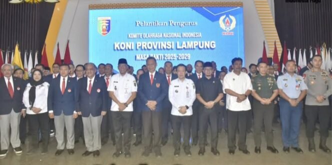 
					M. Syukron Muchtar Hadiri Pelantikan Pengurus KONI Provinsi Lampung Masa Bakti 2025-2029