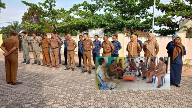 
					Pimpin Apel Pagi, Camat Negeri Agung Hepi Haryanto Tekankan Disiplin & Pelayanan