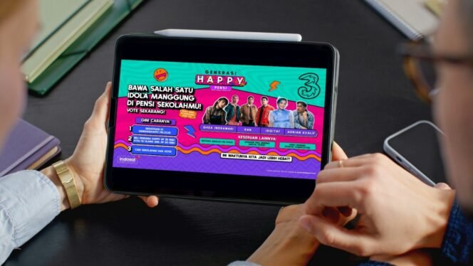 
					Menginspirasi : Generasi Happy dari Tri Kembali Hadir! Ajak Anak Muda Indonesia Wujudkan Pensi Impian Bareng Idola