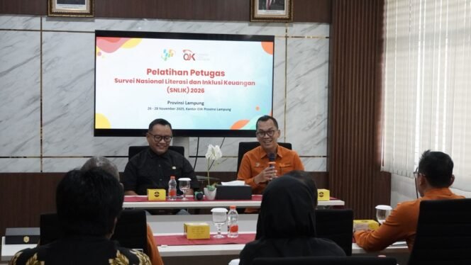 
					Sinergi BPS dan OJK Provinsi Lampung : Buka Pelatihan Survei SNLIK 2026 untuk Validitas Data Ekonomi Daerah