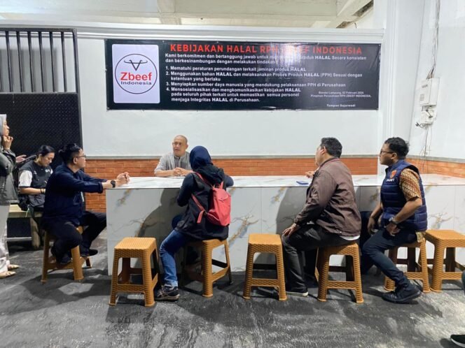 
					Polda Lampung Pimpin Sidak Saber Pangan di Bandar Lampung, Pastikan Keamanan dan Kepatuhan RPH