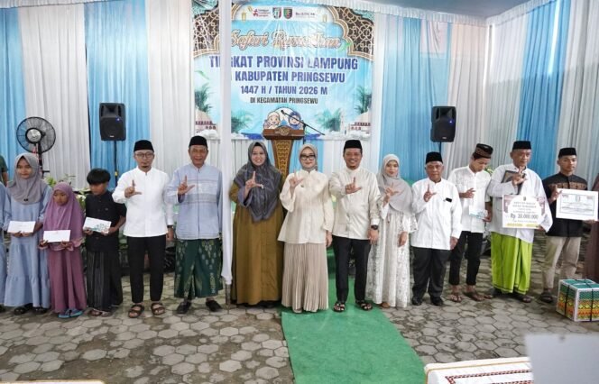 
					Gelar Safari Ramadan di Pringsewu, Pemprov Lampung Beri Manfaat Bagi Warga: Bantuan Sosial, Infrastruktur dan Sembako