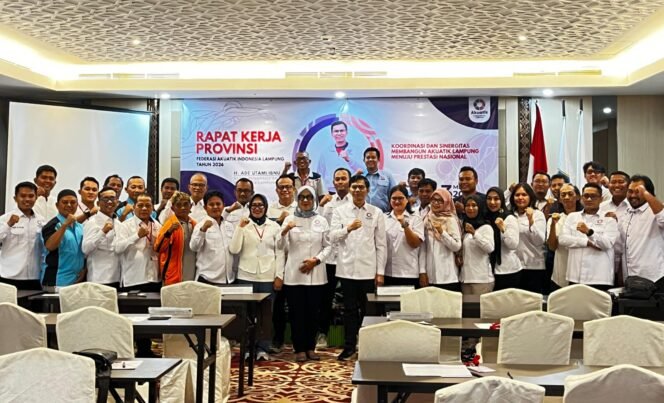 
					Menuju Porwil dan PON, Aquatik Lampung Matangkan Strategi Lewat Rakerprov 2026