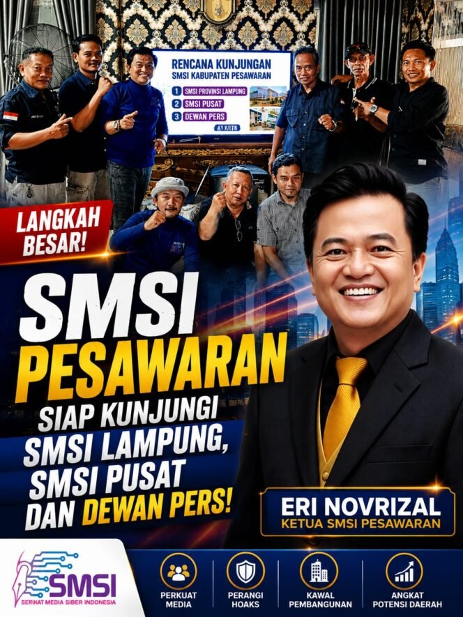 
					Perkuat Peran Media, SMSI Pesawaran Siap Kunjungan ke SMSI Pusat dan Dewan Pers
