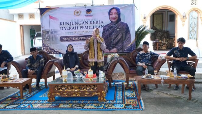 
					Kundapil di Toto Katon, Nessy Kalviya Dengarkan Aspirasi Warga