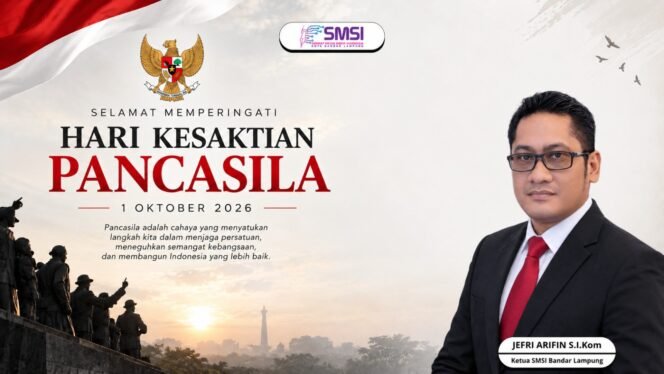 
					Tolak Hoaks dan Jaga Persatuan, SMSI Bandar Lampung Serukan Jurnalisme Beretika